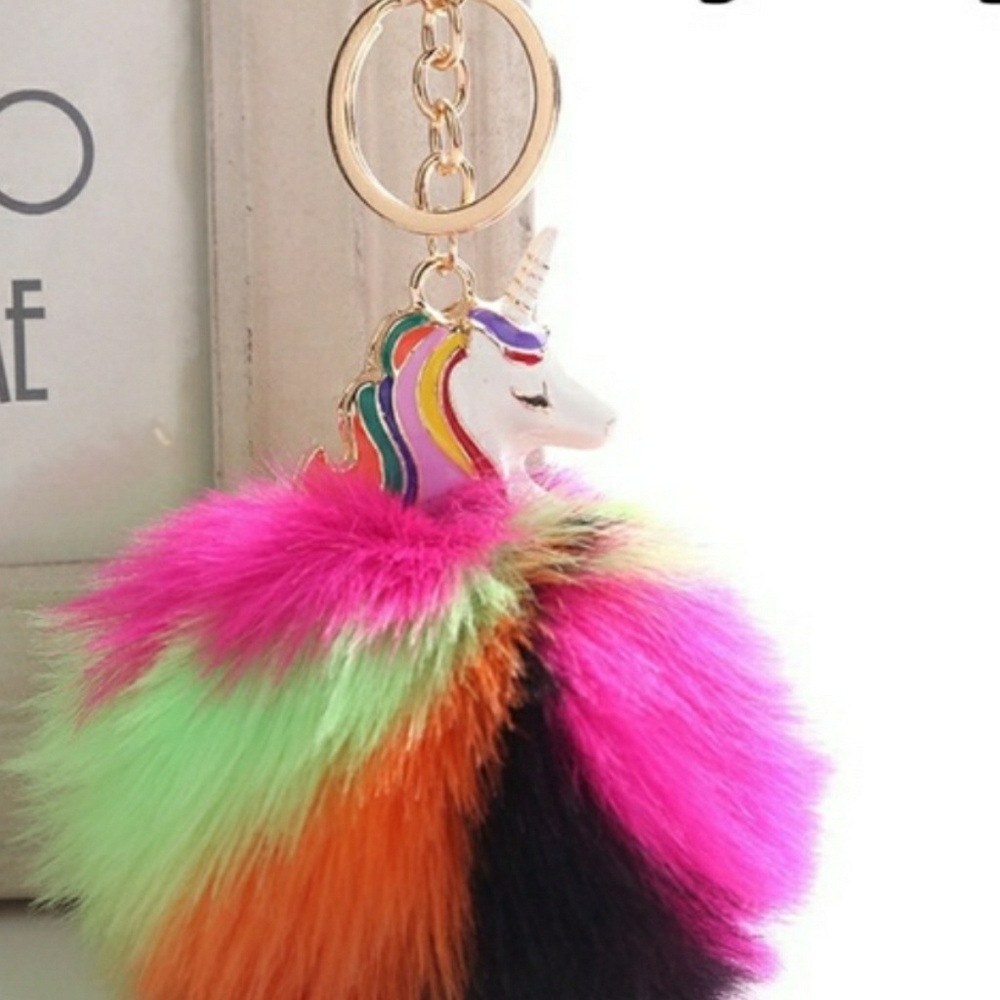 Unicorn keychain